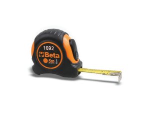 Flessometro compatto Beta 1692 - 2metri x 16mm cassa in ABS antiurto